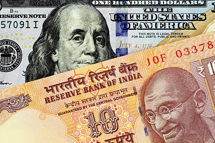 美元兌印度盧比：中國、日本和印度市場休市，盧比跌回77.00