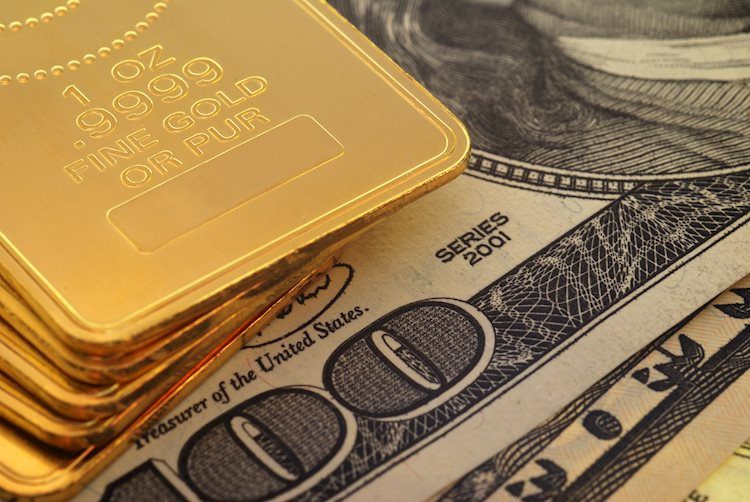 黃金價格分析：黃金/美元在觸及1850美元上方的2月中旬以來最低水平後，前景悲觀